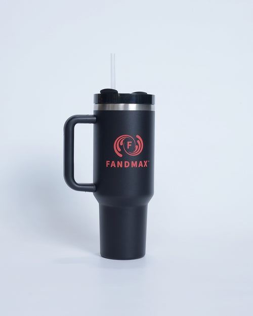 Pre-order/ FANDMAX™ 40oz Insulated Stainless Steel Tumbler – Leak-Resistant, Hot & Cold Travel Cup